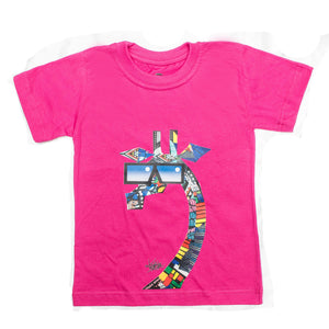 Kali Kids Ts: Hot Pink with Twiga