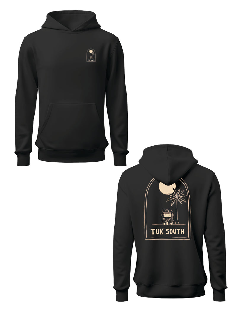 Kali Graphic Hoodies: Black with Slow Livin