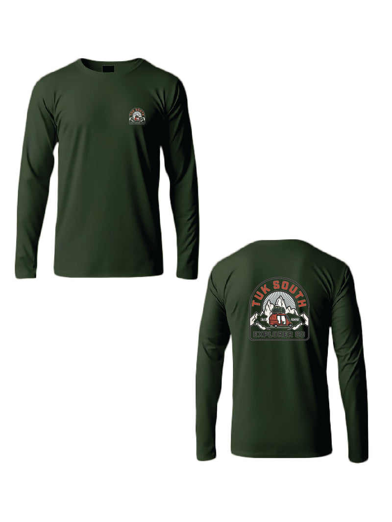 Kali Long-Sleeve Graphic Ts: Black with The Explorer Division