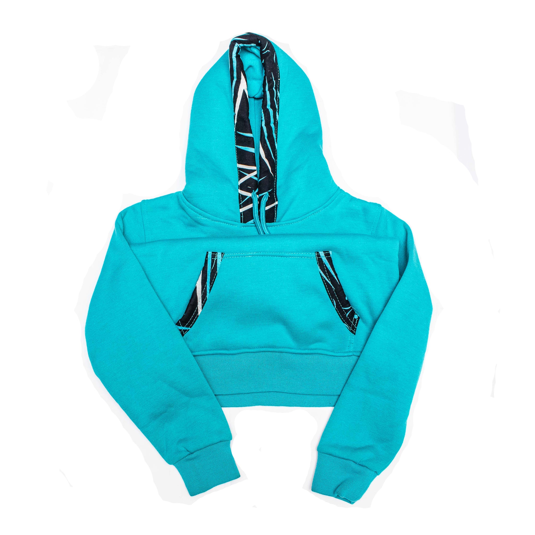 Kali Kids Hoodies: Petrol Blue with Blue Mtende
