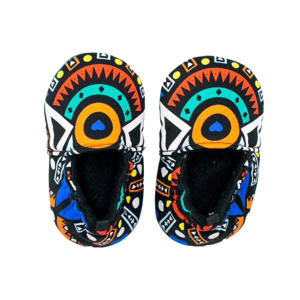 Blue Tribal - Baby Shoes