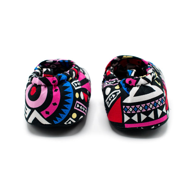 Pink Tribal - Baby Shoes