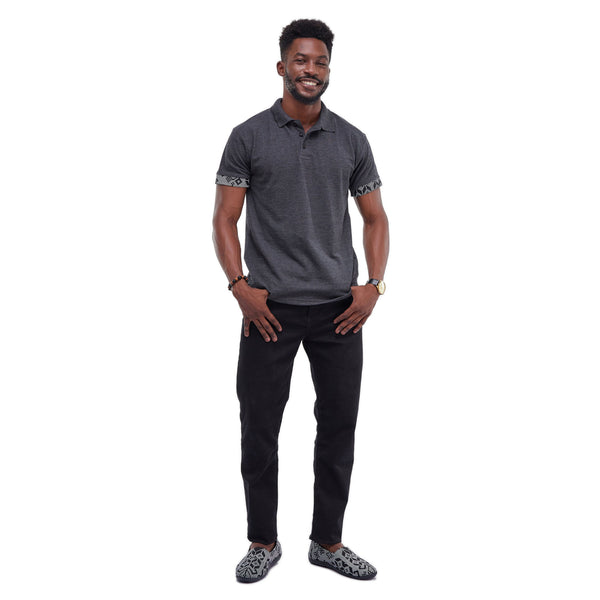 Kali Polos: Dark Grey with Mabati