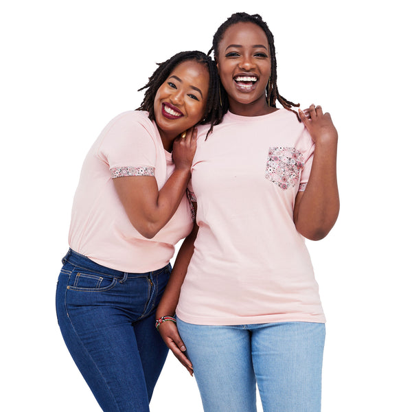 Kali Ts: Baby Pink with Bahari Pink
