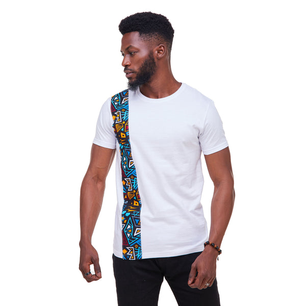 Kali Ts: White with Bara Strip