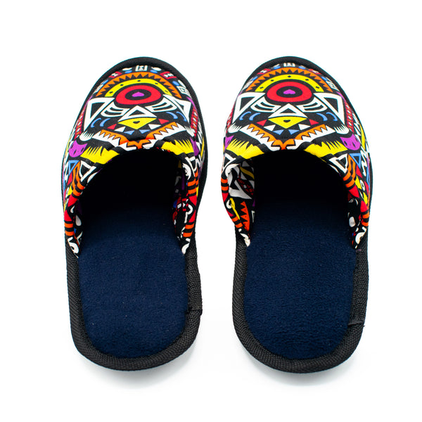 Purple Tribal - Bedroom Slippers