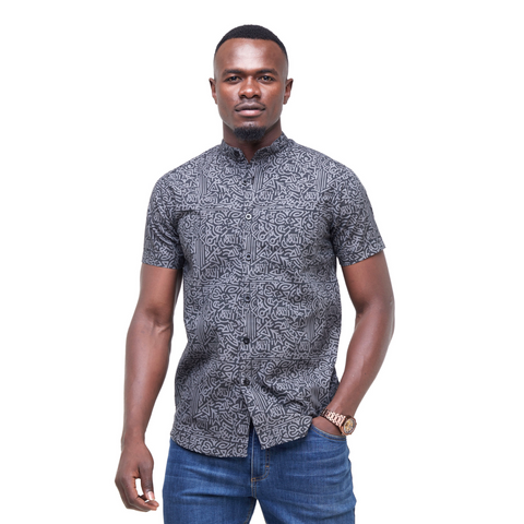 KaliShirts: Grey KK Print