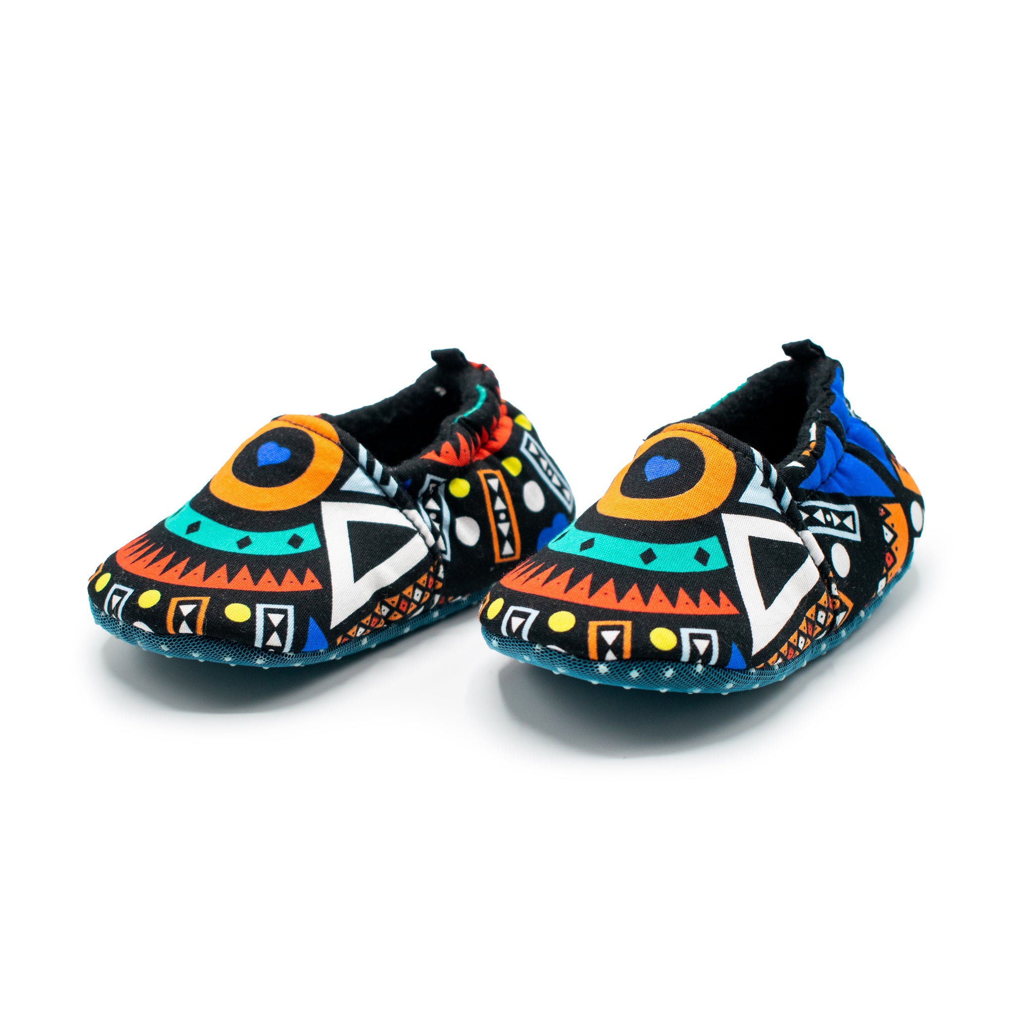 Blue Tribal - Baby Shoes