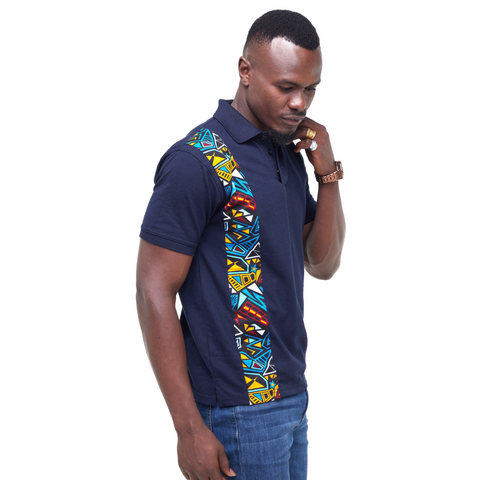 Kali Polos: Navy with Bara Strip