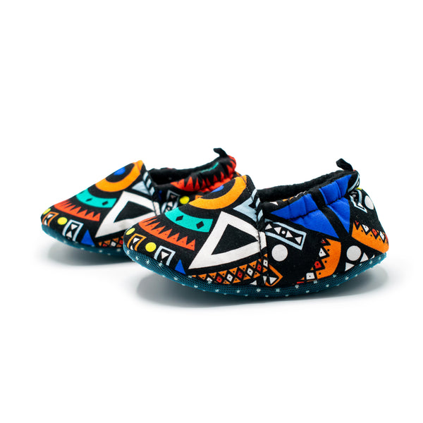Blue Tribal - Baby Shoes