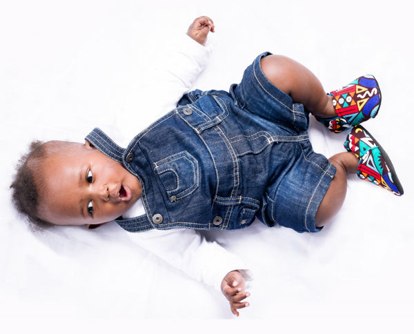 Blue Tribal - Baby Shoes