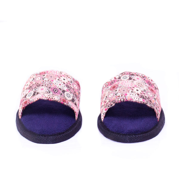 Bahari Pink - Open Toe Slippers