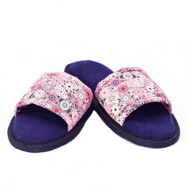 Bahari Pink - Open Toe Slippers