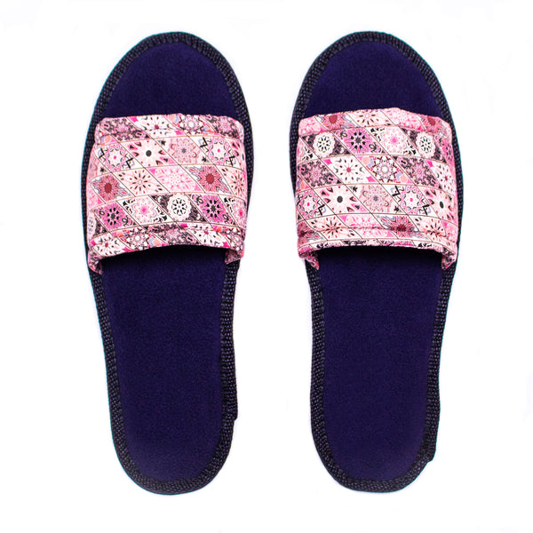Bahari Pink - Open Toe Slippers