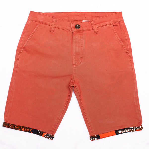 Kali Chinos: Burnt Orange with Mawimbi Brown