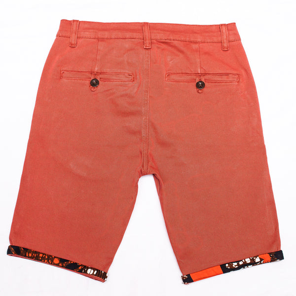Kali Chinos: Burnt Orange with Mawimbi Brown