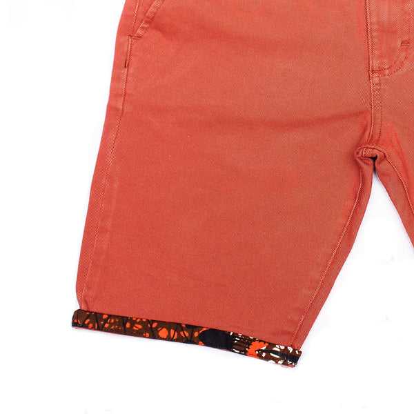 Kali Chinos: Burnt Orange with Mawimbi Brown